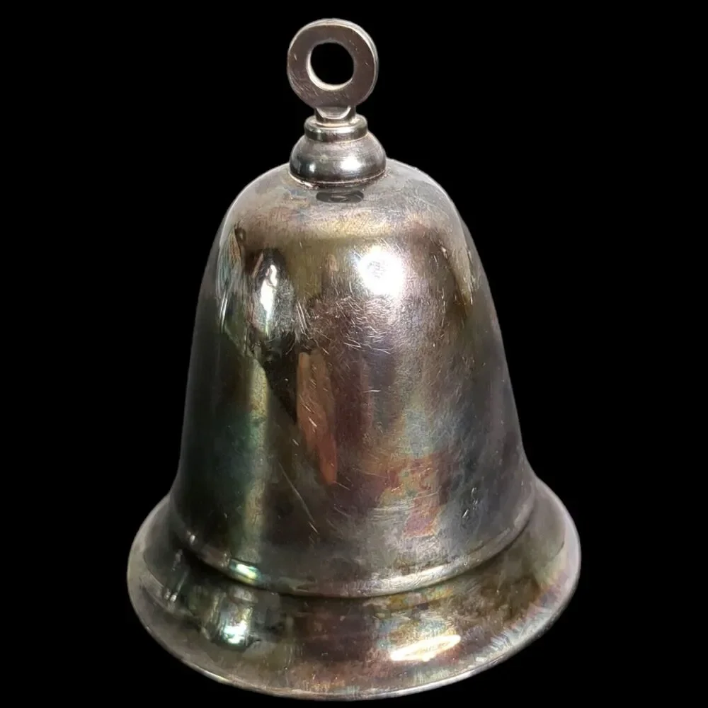 Lot of Kirk Stieff Musical Annual Silver Plate Bells 1978, 1979, 1983, 1984 VTG